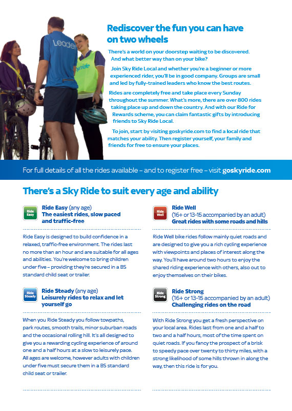 Bournemouth Sky Ride Local Programme Leaflet 2