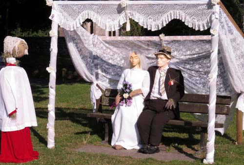 Scarecrow Wedding - Holdenhurst Village Fair 2014 Bournemouth Dorset