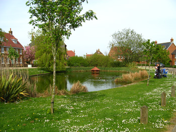 Picture of Throop Village Pond in Bournemouth, Dorset